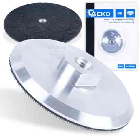 Aluminum polishing disc with Velcro 100mm M14