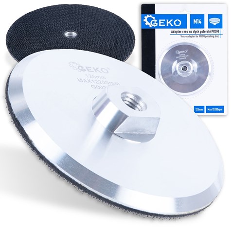 Aluminum polishing disc with Velcro 125mm M14