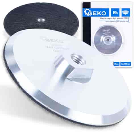 Aluminum polishing disc with Velcro 125mm M14