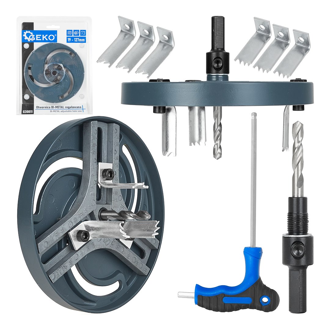 BI-METAL adjustable hole saw 19-127mm
