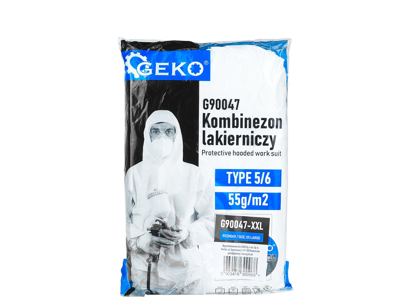 Kombinezon lakierniczy z kapturem 55g/m2 typ 5/6 – rozmiar XXL (50) 4