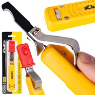 Ściągacz izolacji kabli i przewodów z nożem hakowym 8-28mm (100)