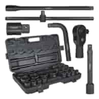 12-point/6-point impact socket set 3/4  & 1  drive 17-65mm 26pcs
