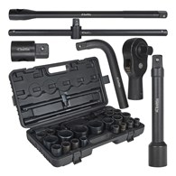 6-point impact socket set 3/4  & 1  drive 17-65mm 26pcs