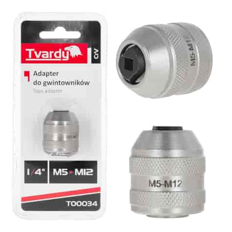 1/4  M5-M12 taps adapter CrV