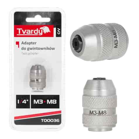 1/4  M3-M8 taps adapter CrV