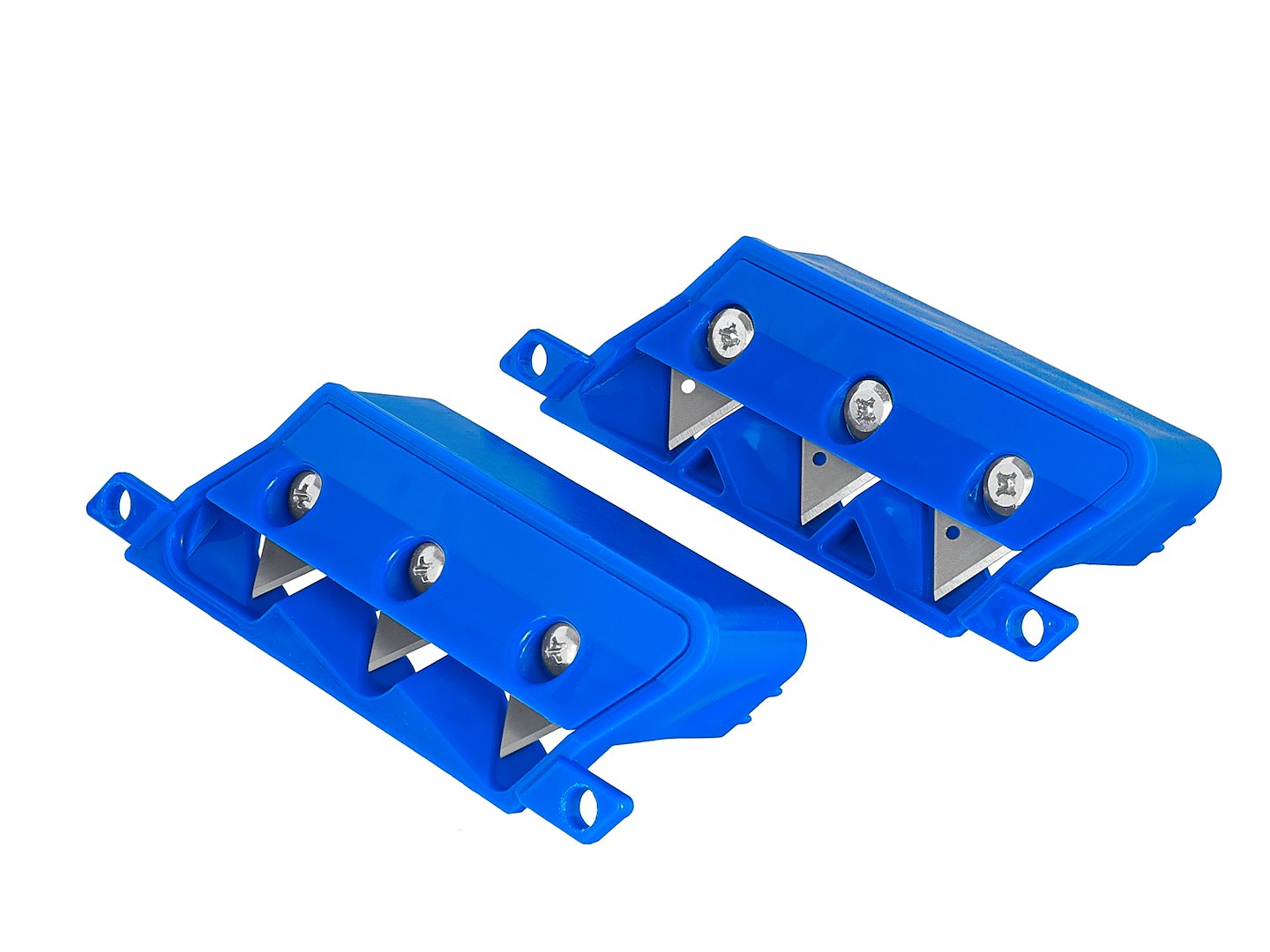 Set of 45° and 60° cutting modules for plasterboard chamferer