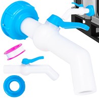 IBC set - S60x6 adaptor + 32mm hose tap 45°