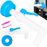 IBC set - S60x6 adaptor + 25mm hose tap 90°