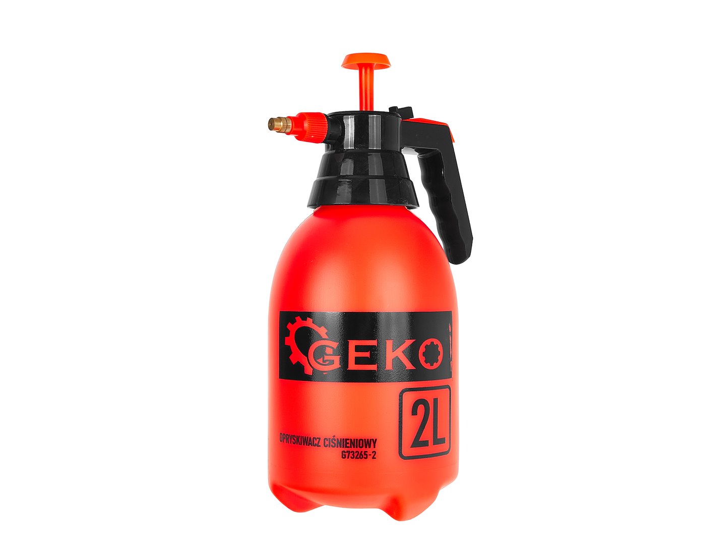 Ruční tlakový postřikovač Geko 2 l, oranžový – G73265-2 3