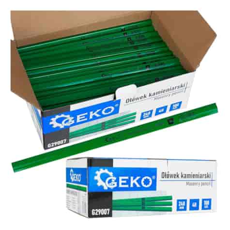 Masonry pencil 240mm 4H 100pcs. – display box