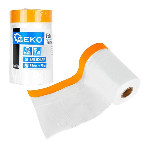 Folia malarska antychlap z taśmą washi 55cm x 20m / 16mm (50)
