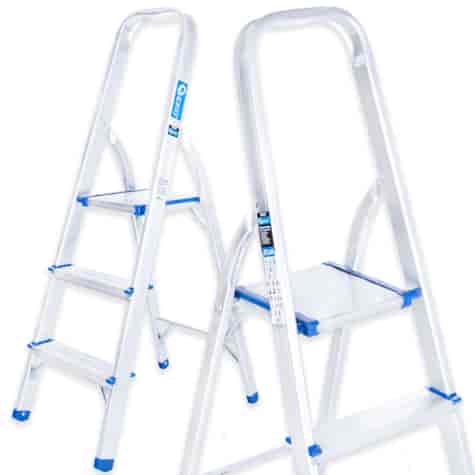 Aluminum 3-step household ladder 150kg