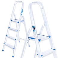Aluminum 4-step household ladder 150kg