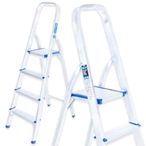 #Drabina aluminiowa 4-stopniowa składana 150kg (1)