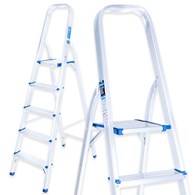 #Drabina aluminiowa 5-stopniowa składana 150kg (1)