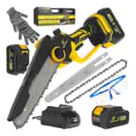21V cordless chainsaw 2x4.0Ah – XXL set