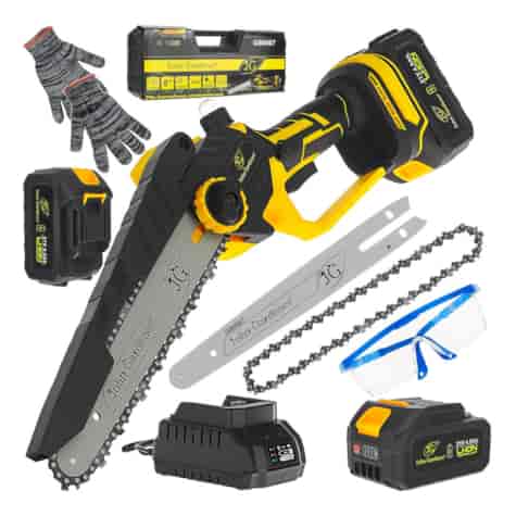 21V cordless chainsaw 2x4.0Ah – XXL set