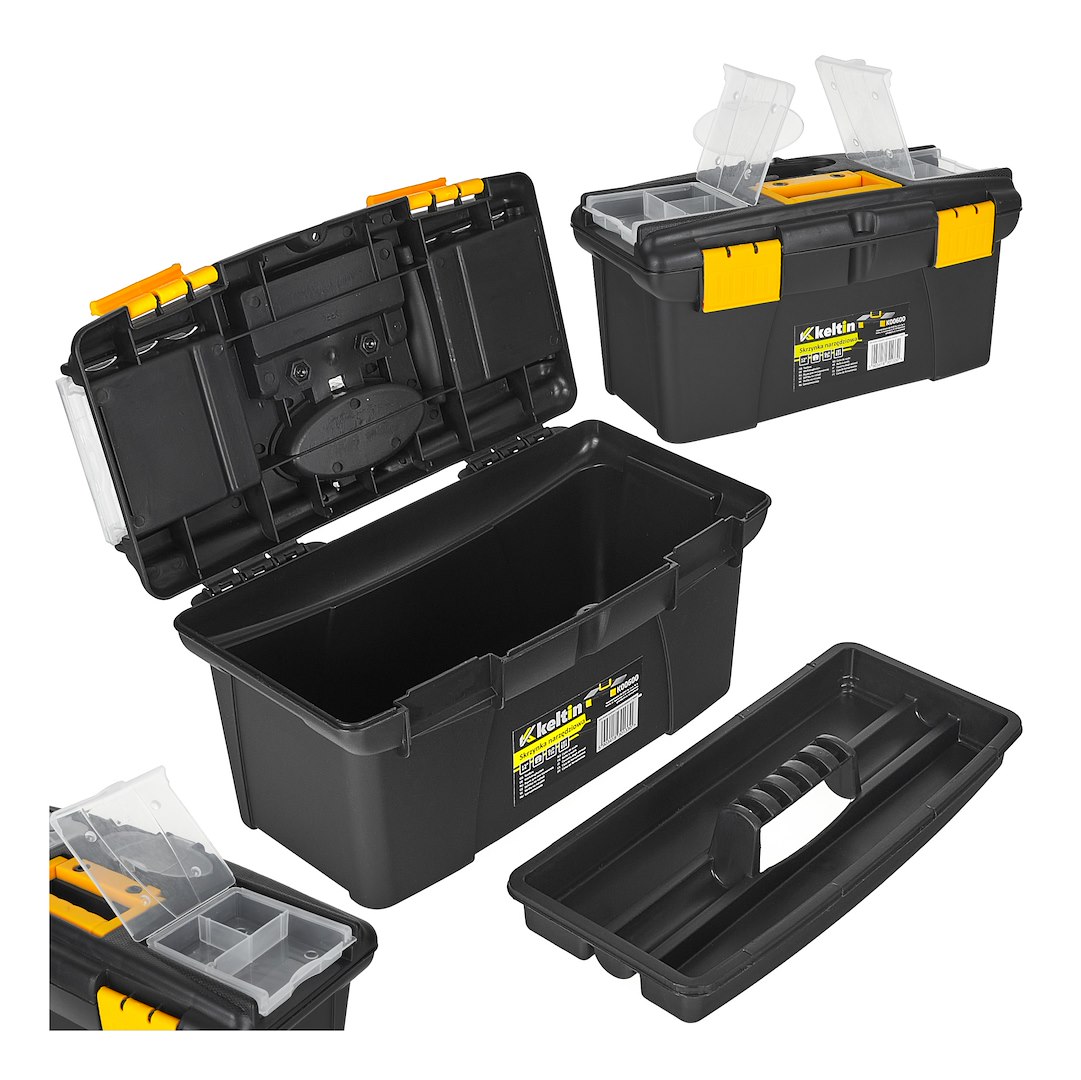 Skrzynka narzędziowa z organizerami plastikowa 12″ (18)