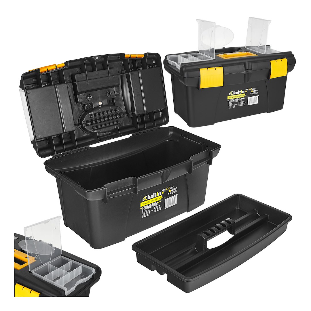 Skrzynka narzędziowa z organizerami plastikowa 19″ (6)