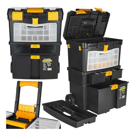 Wózek narzędziowy z wyjmowanym organizerem plastikowy (2)