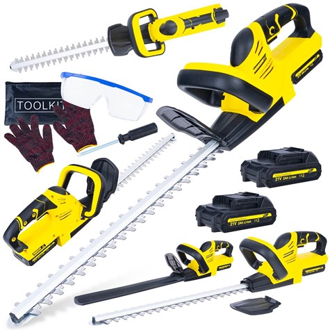 Nożyce akumulatorowe do żywopłotu 520mm 2x2.0Ah 21V (4)