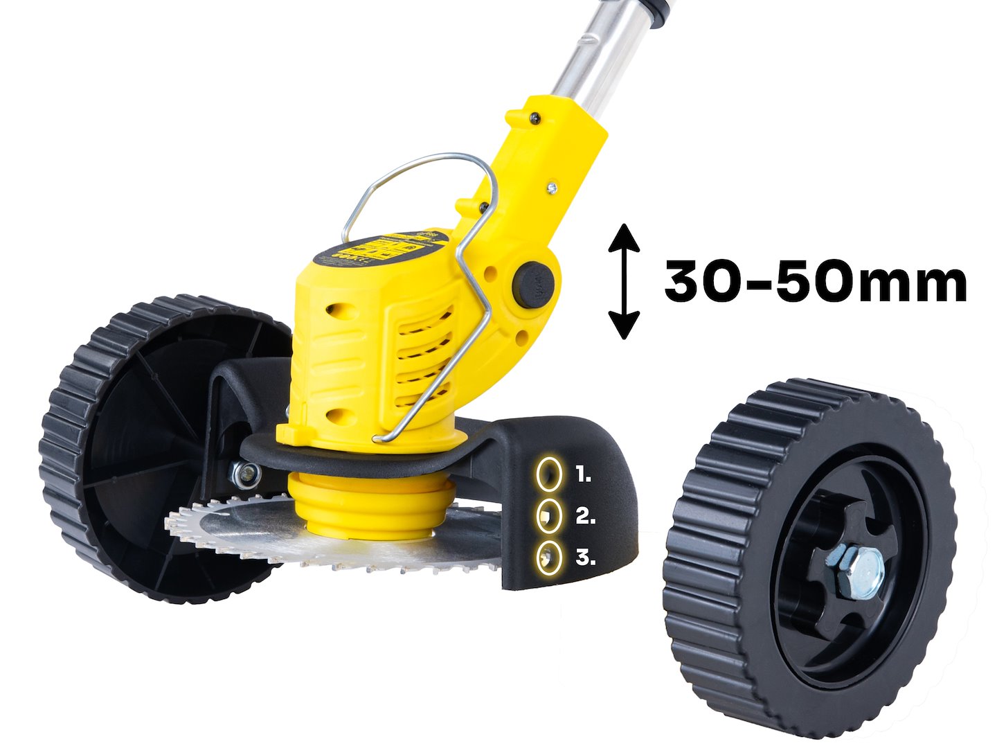 Podkaszarka akumulatorowa 2x2.0Ah 21V – zestaw XXL (1) 6