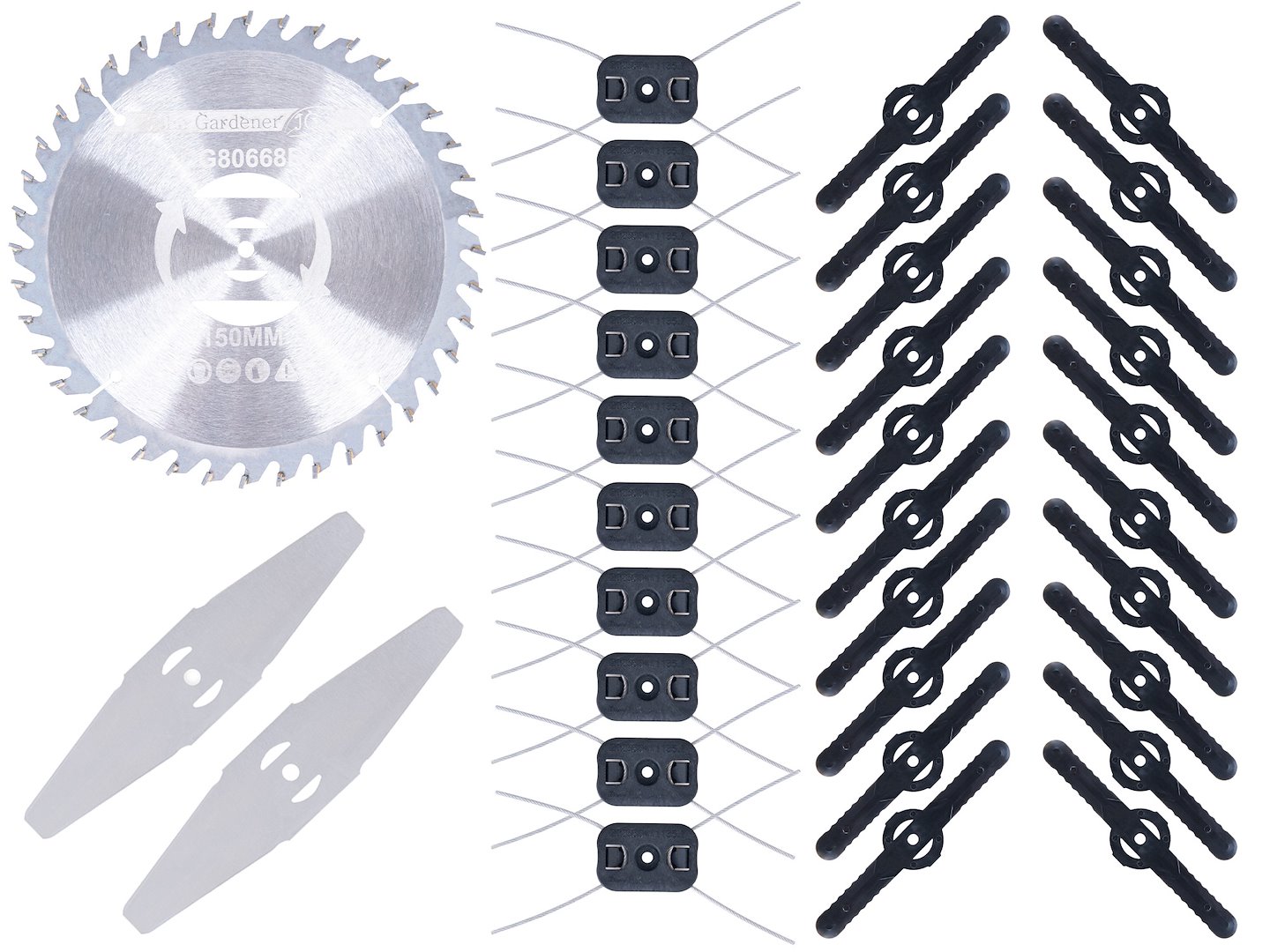 Podkaszarka akumulatorowa 2x2.0Ah 21V – zestaw XXL (1) 8