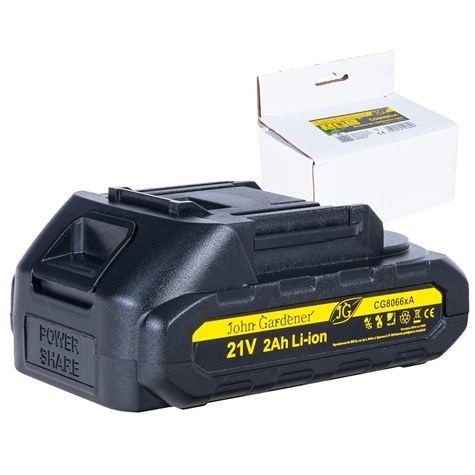 2.0Ah 21V battery for the G8066x cordless tools