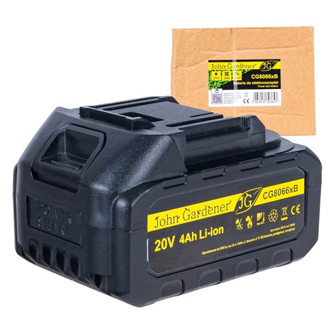 4.0Ah 20V battery for the G8066x cordless tools