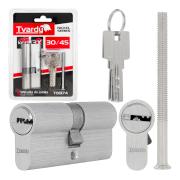 Lock cylinder insert 30/45 (nickel color)