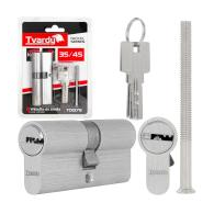 Lock cylinder insert 35/45 (nickel color)