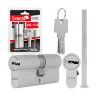 Lock cylinder insert 40/40 (nickel color)