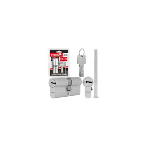 Lock cylinder insert 40/40 (nickel color)