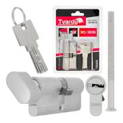 Lock cylinder insert with knob 30/30k (nickel color)
