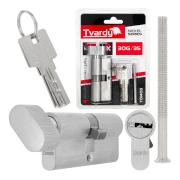 Lock cylinder insert with knob 30k/35 (nickel color)