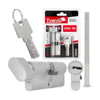 Lock cylinder insert with knob 30k/35 (nickel color)