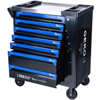 Szafka warsztatowa z wyposażeniem - 7 szuflad, 258 el.