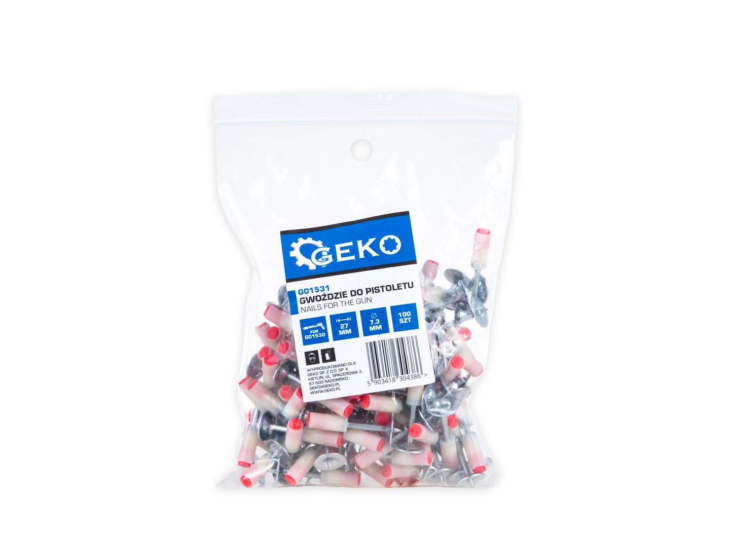 Kpl. gwoździ do pistoletu pneumatycznego 100szt 27mm (20) 3