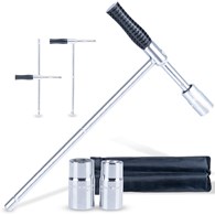 Folding cross wrench 17x19mm + 21x23mm CrV