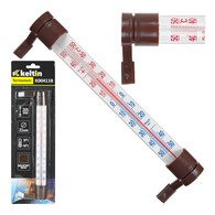 Outdoor window thermometer 233x24mm /brown