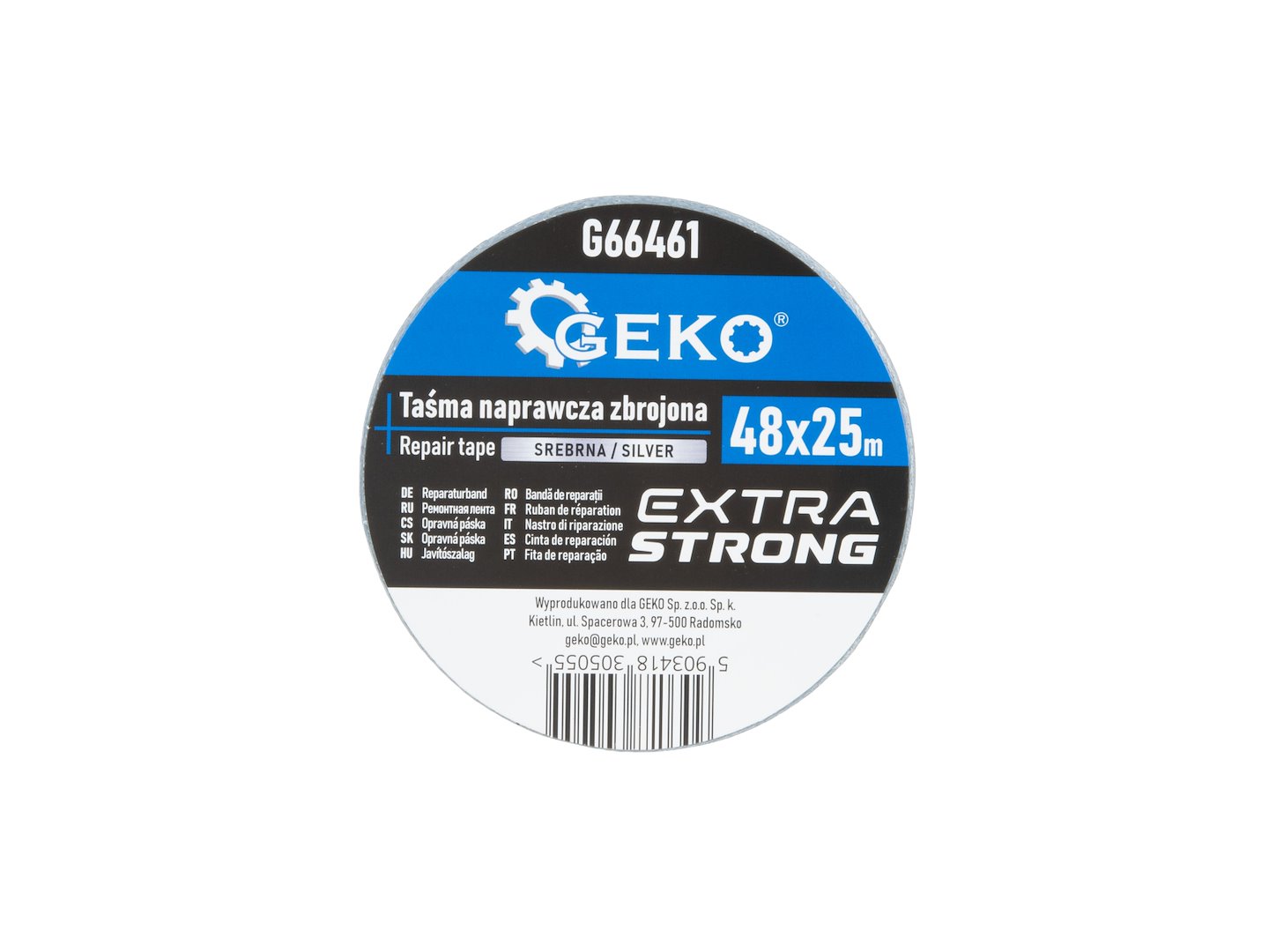 Taśma naprawcza zbrojona 48mm x 25m – srebrna (36) 3