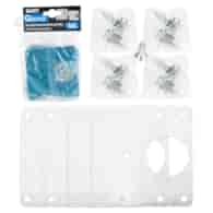 4pcs cabinet hinge repair plate set