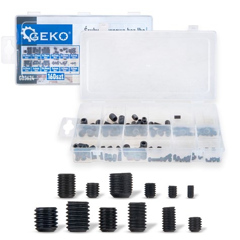 Śruby imbusowe bez łba ustalającego 160el. (20)