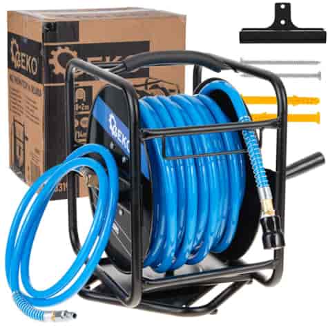 Air hose on a manual reel 30m 10x14mm