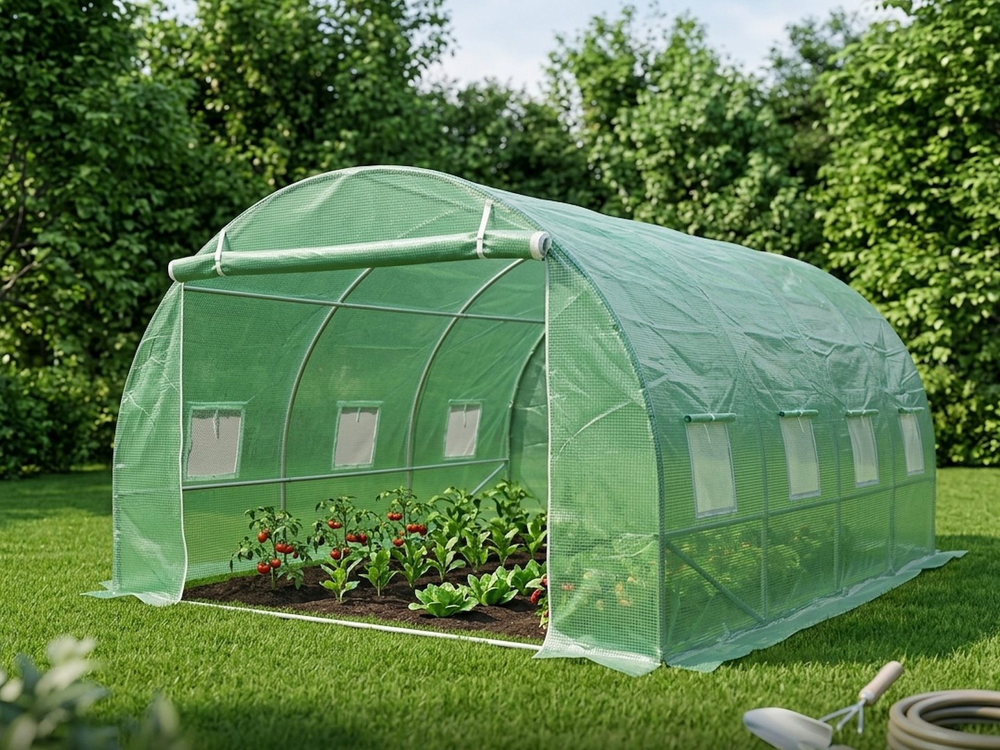 Szklarnia – tunel foliowy ogrodowy 3x4x2m UV (1) 2