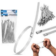 Stainless steel cable ties 7.9x150mm 100pcs.