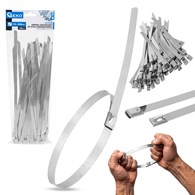 Stainless steel cable ties 7.9x250mm 100pcs.