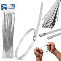 Stainless steel cable ties 7.9x400mm 100pcs.