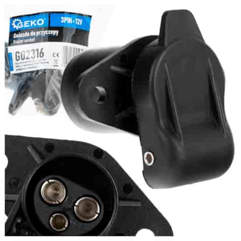 Gniazdo do przyczepy 3PIN 12V (250)